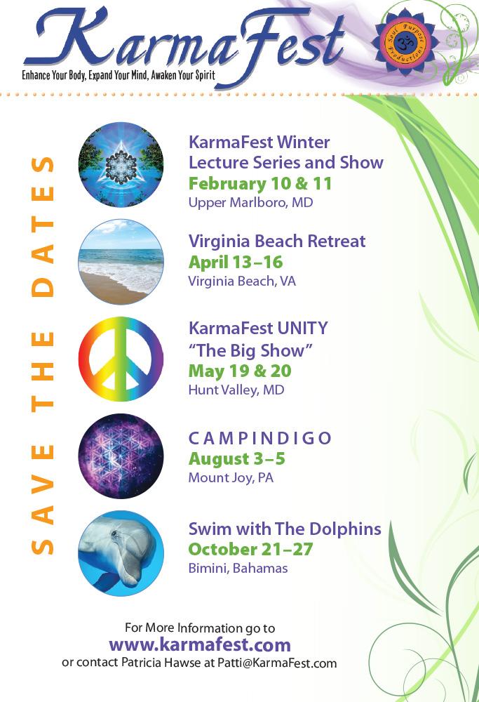 KarmaFest annual festivals, camps, retreats and weekly events featuring